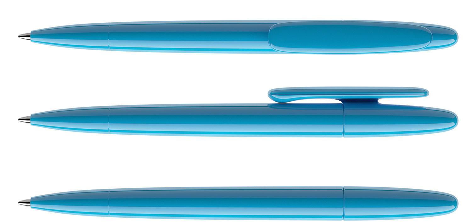 Prodir Kugelschreiber DS5 TPP P58 Hellblau Poliert