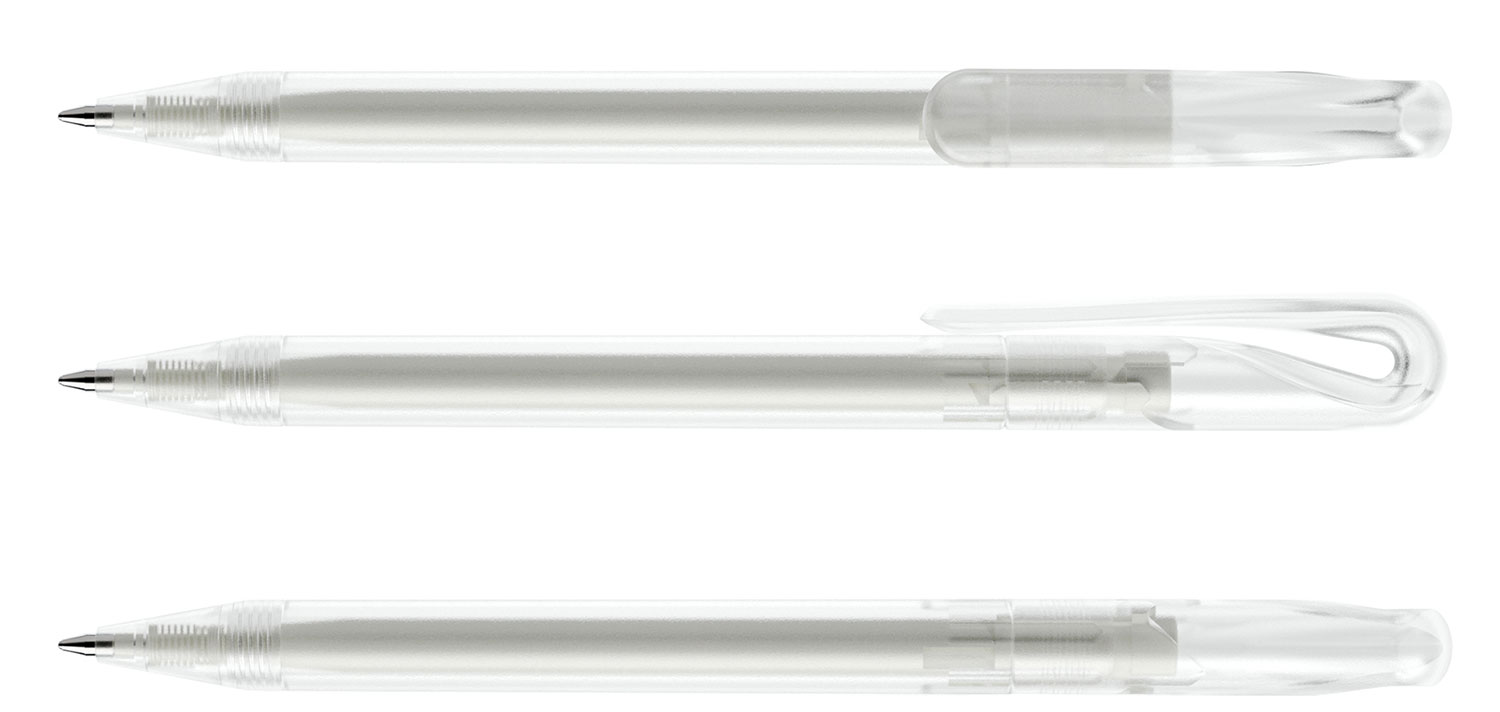 Prodir Kugelschreiber DS1 TFF F01 Clear Frosted