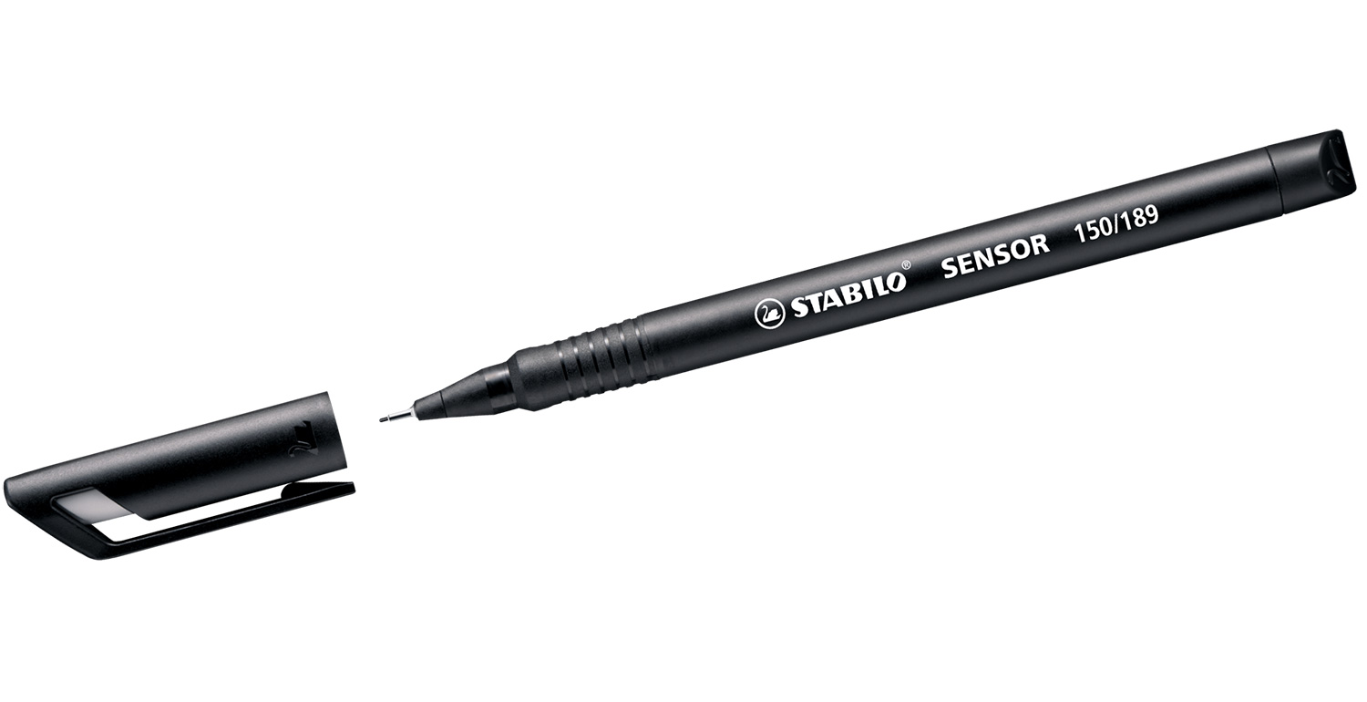 STABILO Fineliner sensor Schwarz