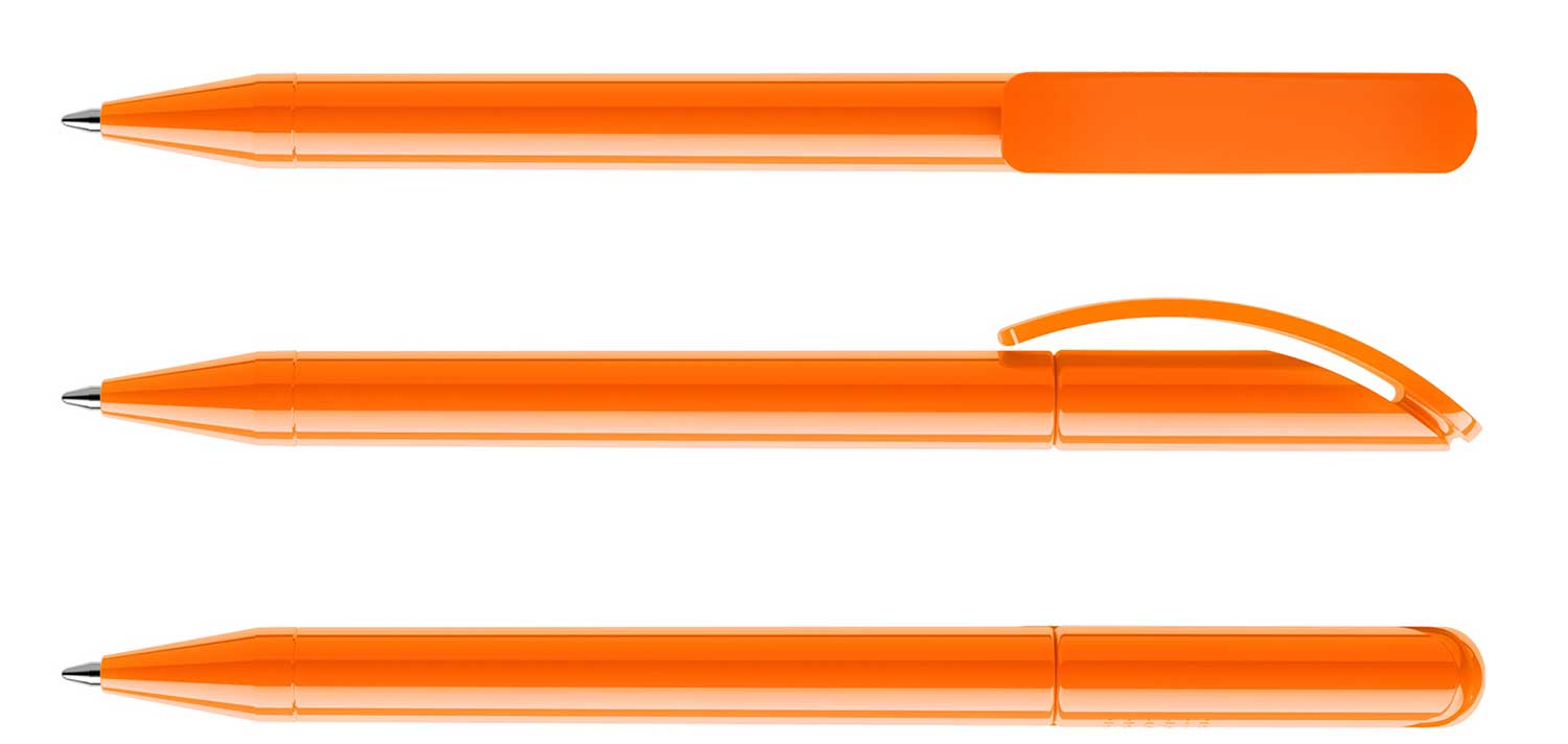 Prodir Kugelschreiber DS3 TPP P10 Orange Poliert