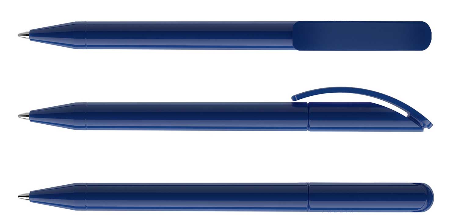Prodir Kugelschreiber DS3 TPP P52 Blau Poliert