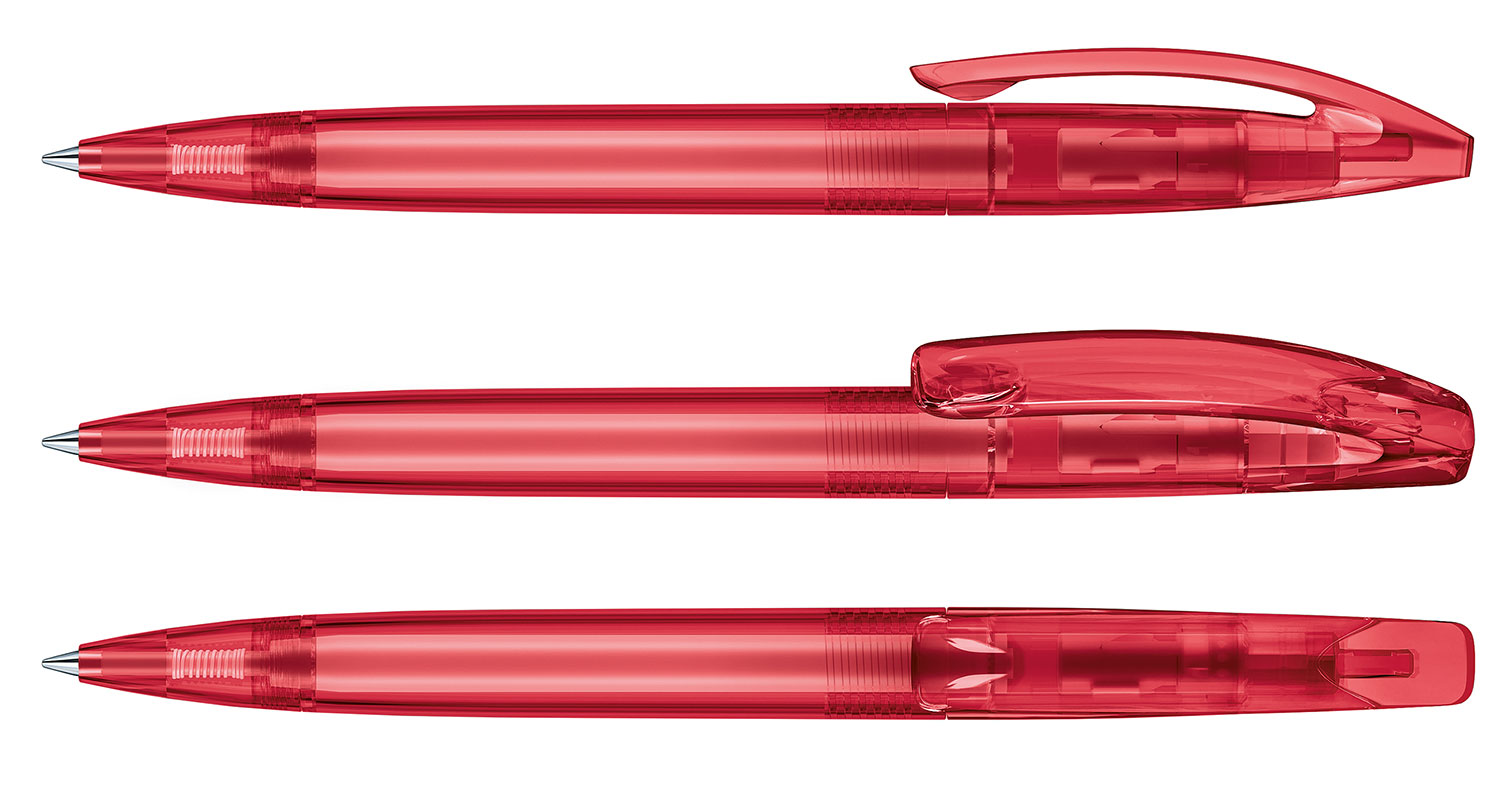 Senator Kugelschreiber Bridge Dunkelrot Clear