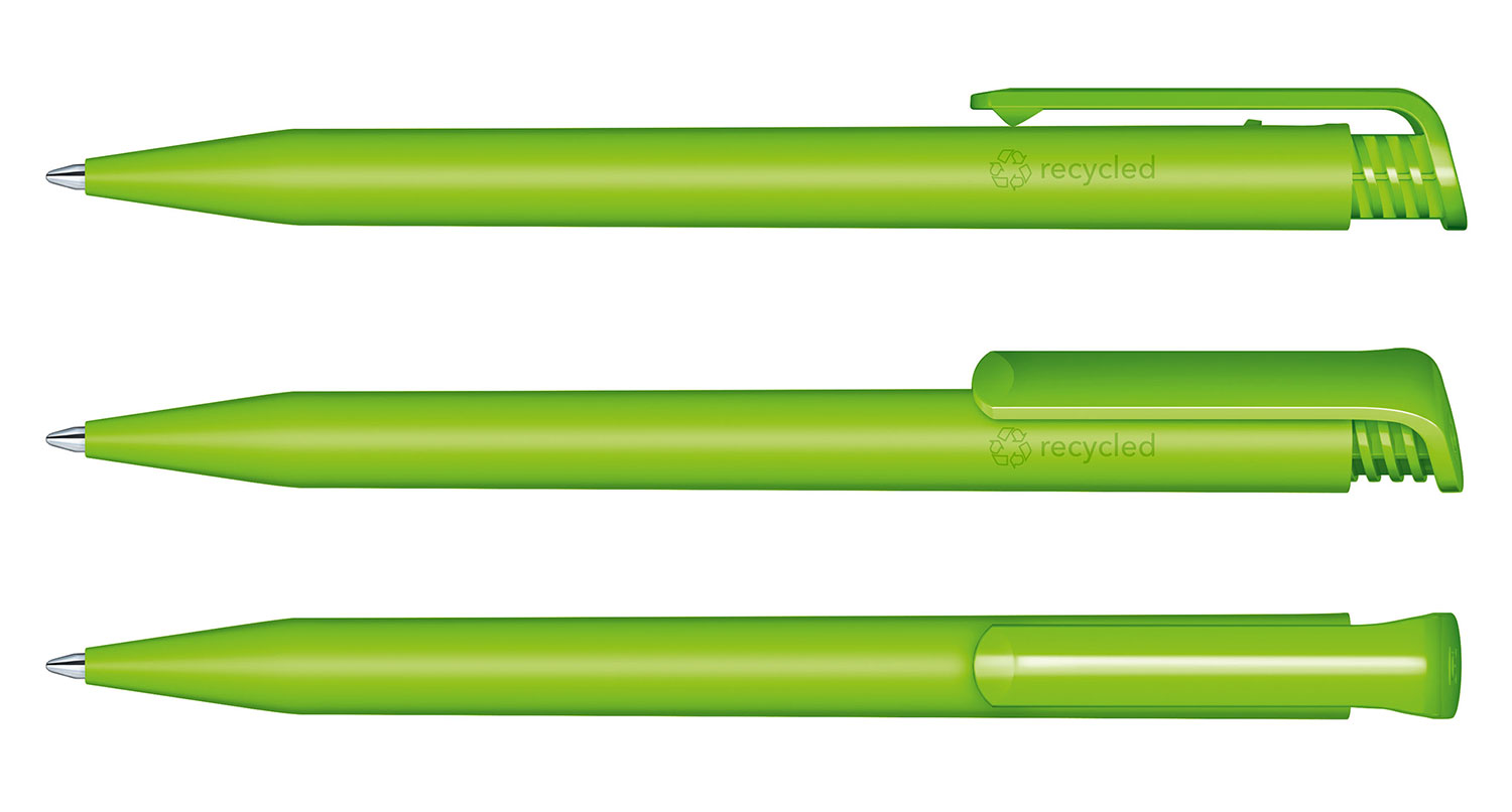 Senator Kugelschreiber Super Hit Recycled Hellgrün Matt