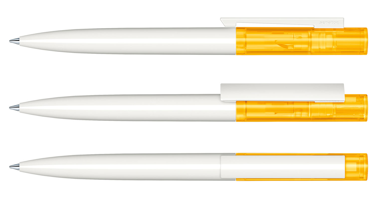 Senator Kugelschreiber Headliner Basic Gelb Clear