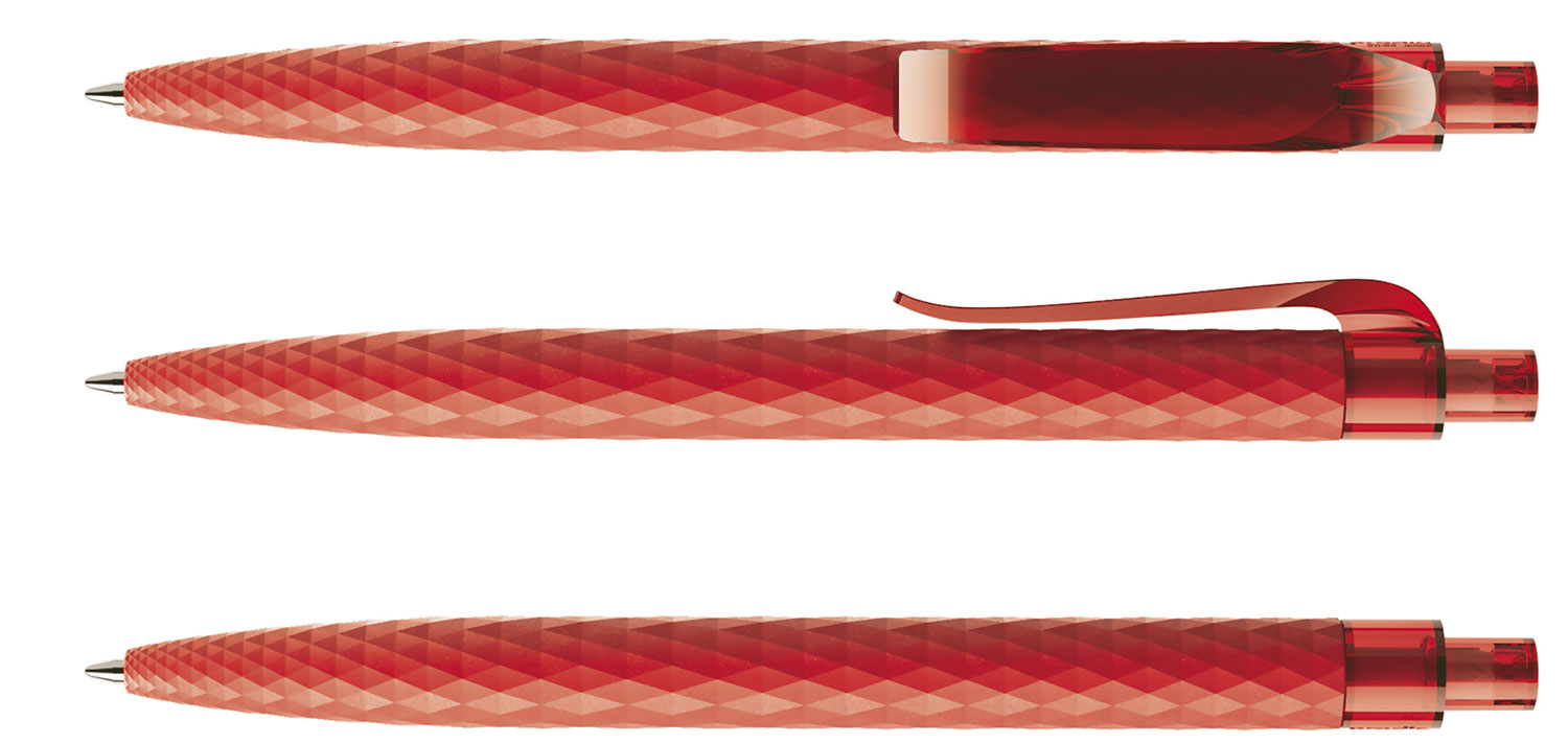 Prodir Kugelschreiber QS01 PRT R20 Rot Soft-Touch