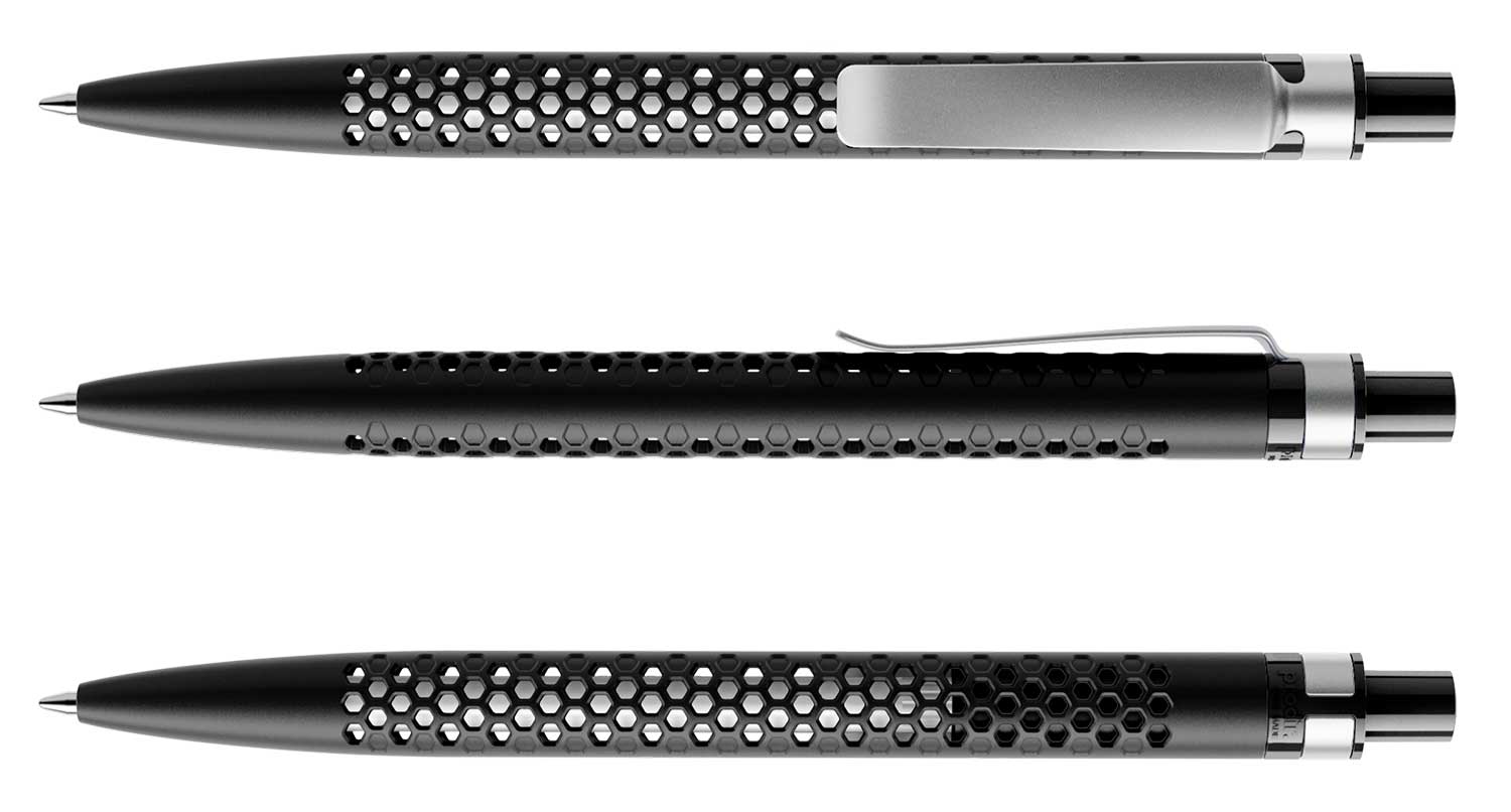 Prodir Kugelschreiber QS40 PMS M75 Schwarz Matt Metall-Clip