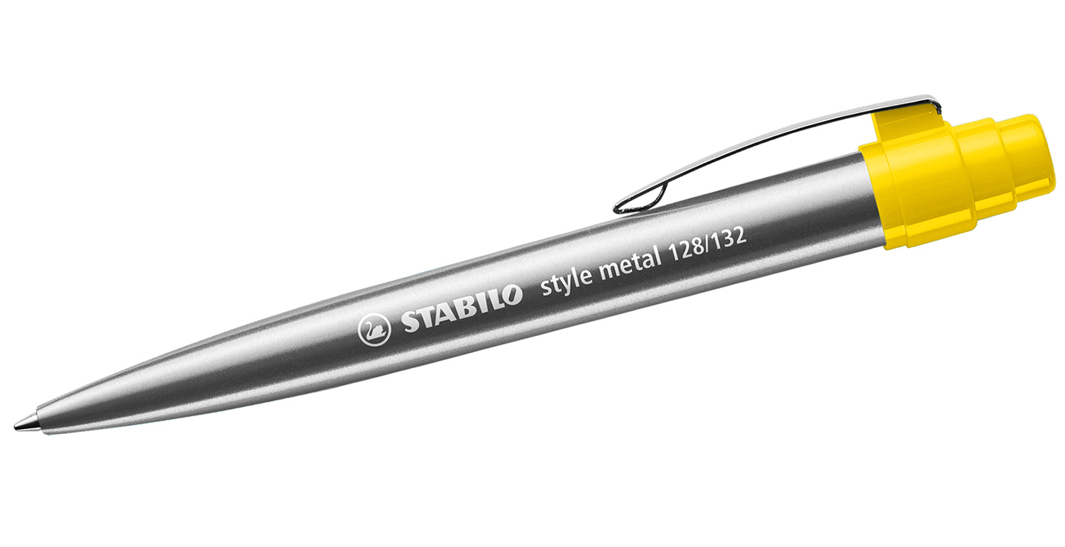 STABILO Kugelschreiber style metal Gelb