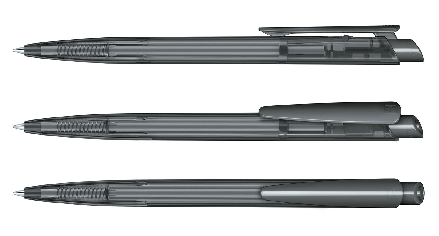Senator Kugelschreiber Dart Dunkelgrau Clear