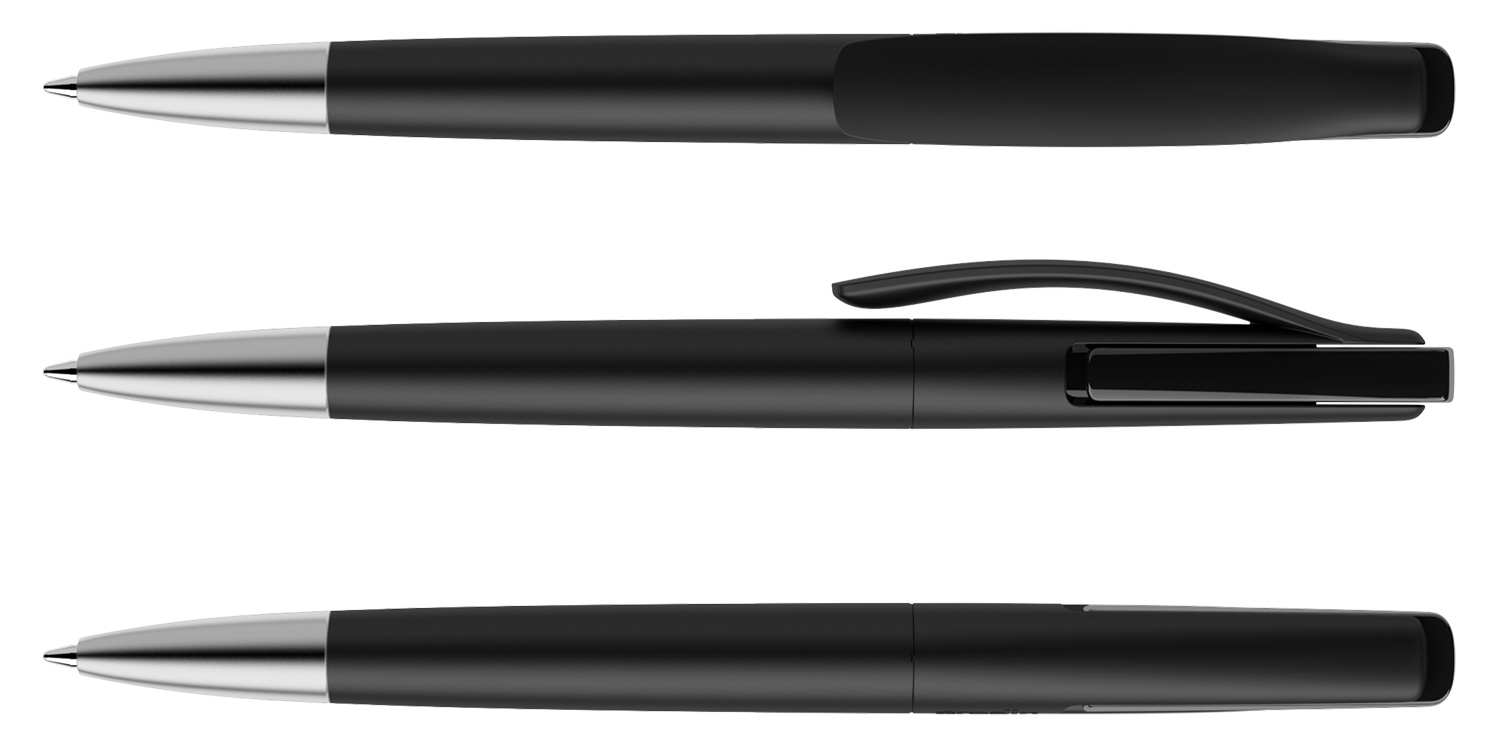 Prodir Kugelschreiber DS2 PMS M75 Schwarz Matt