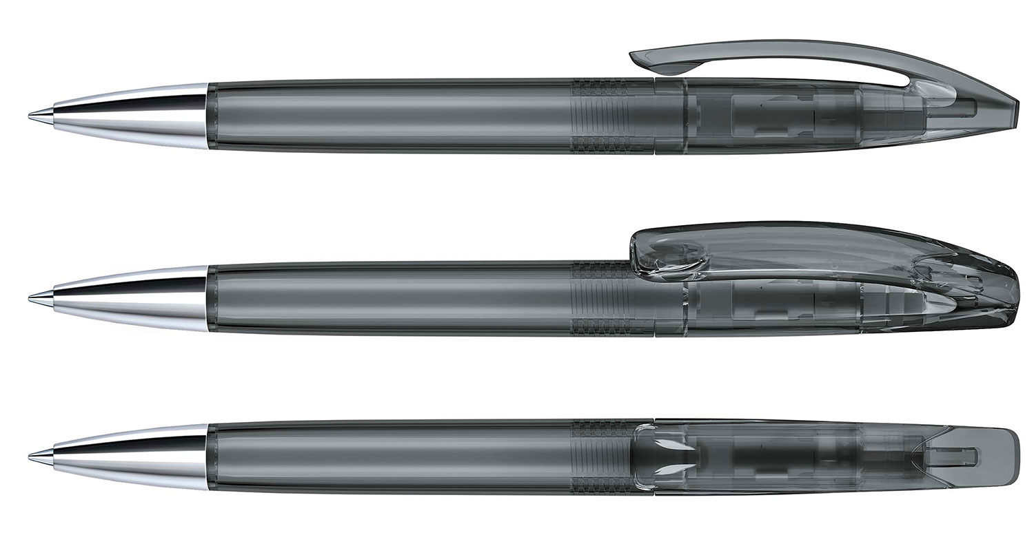 Senator Kugelschreiber Bridge MT Dunkelgrau Clear