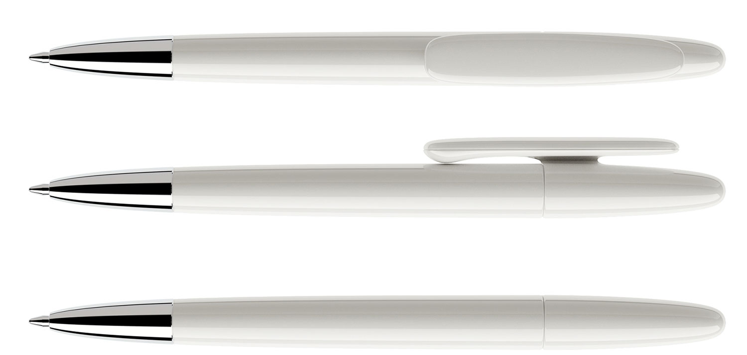 Prodir Kugelschreiber DS5 TPC P02 Weiss Poliert