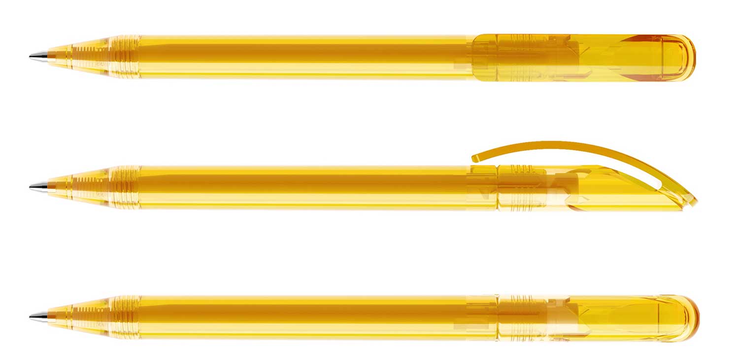Prodir Kugelschreiber DS3 TTT T06 Gelb Transparent