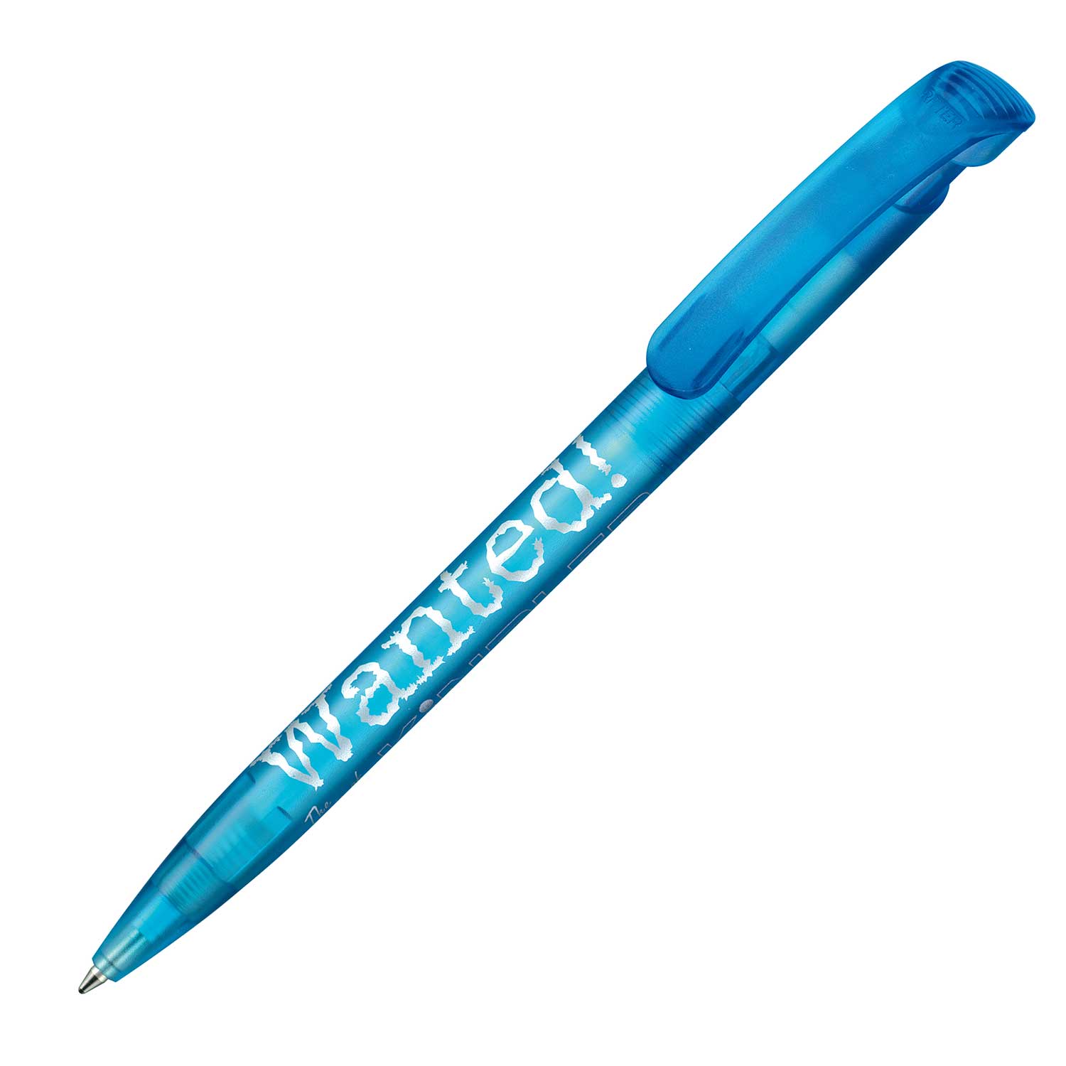 Ritter Pen Kugelschreiber Clear Frozen Caribicblau
