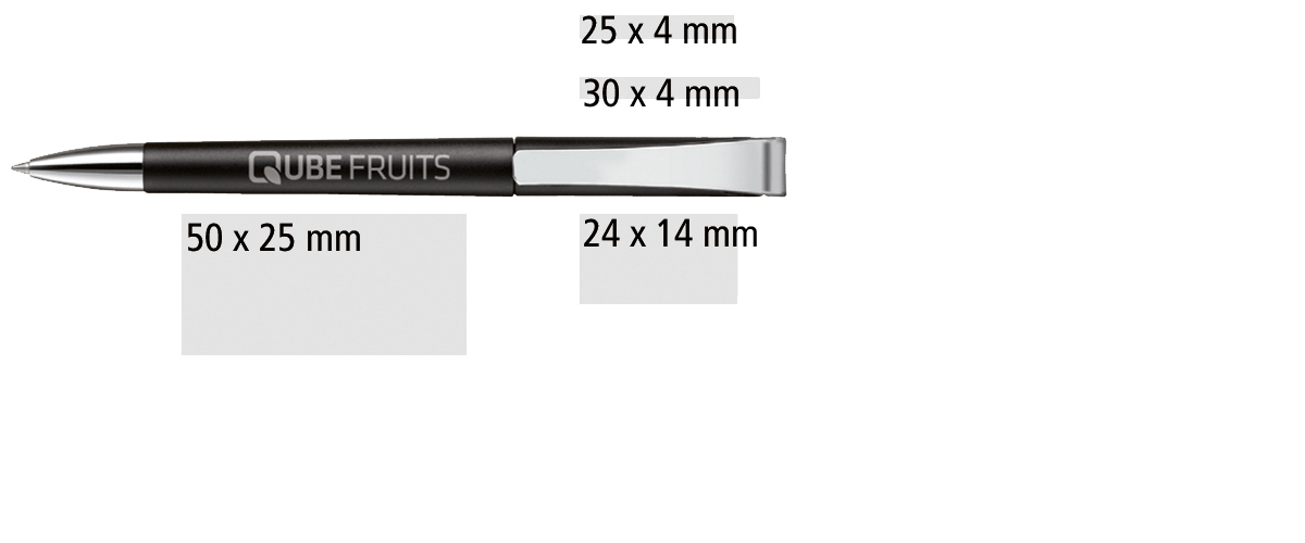Heypen Kugelschreiber Stabilo prime metal Druckflächen
