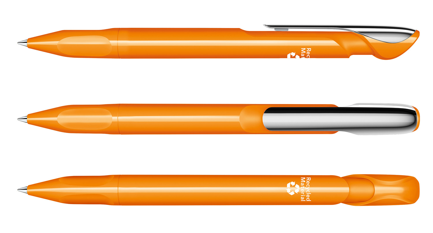Senator Kugelschreiber Evoxx Recycled MC Orange Poliert