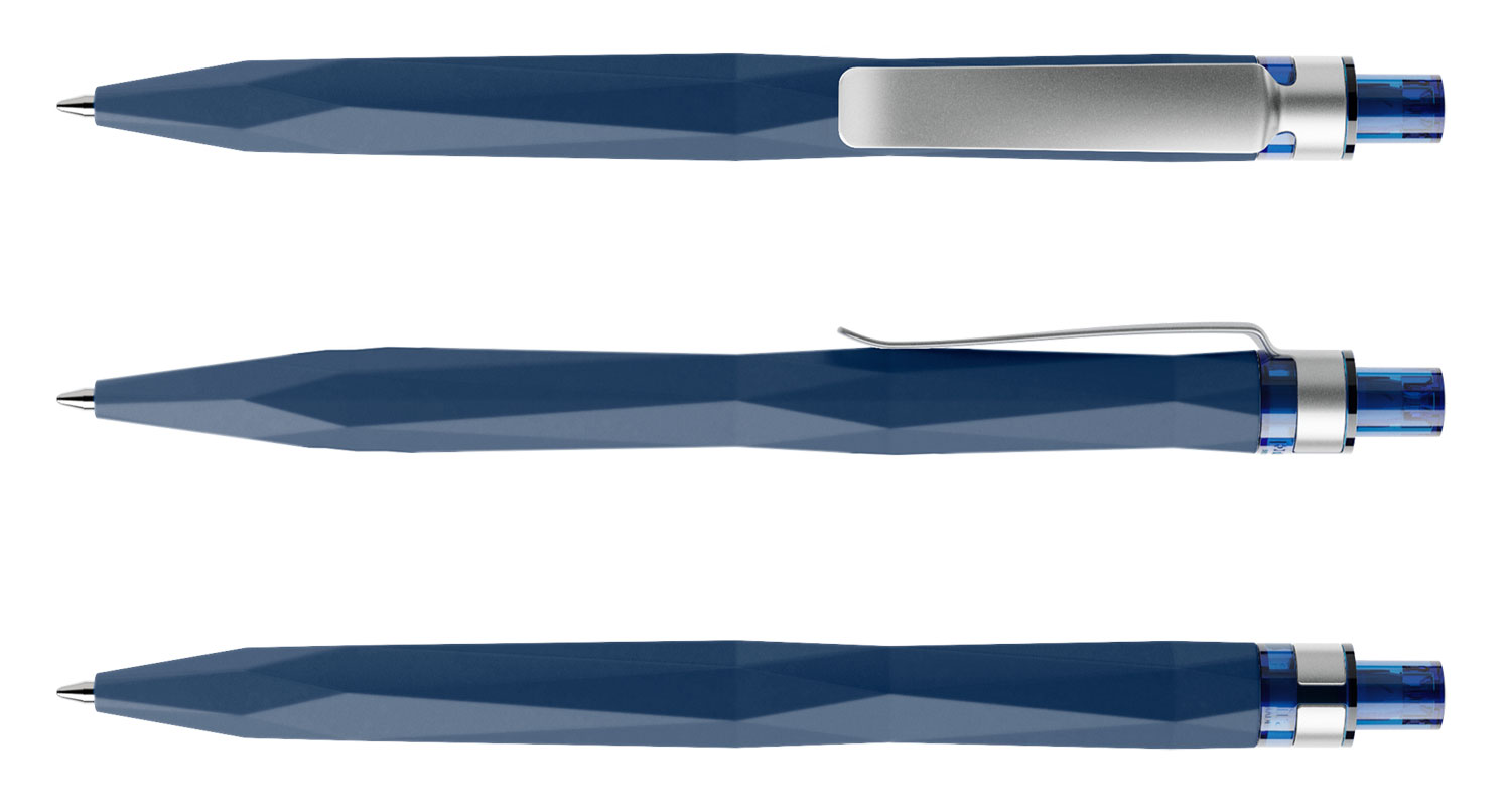 Prodir Kugelschreiber QS20 PRS R62 Sodalitblau Soft-Touch Metall-Clip