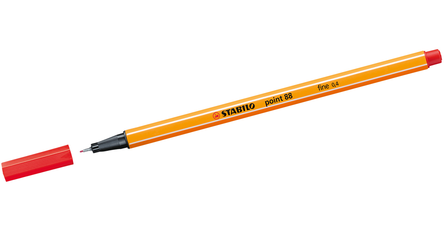 STABILO Fineliner point 88 Rot