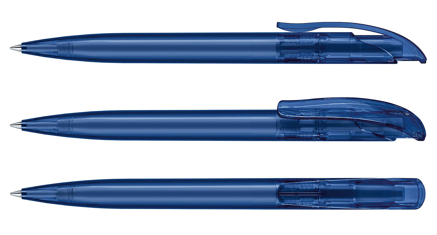 Senator Kugelschreiber Challenger Dunkelblau Clear