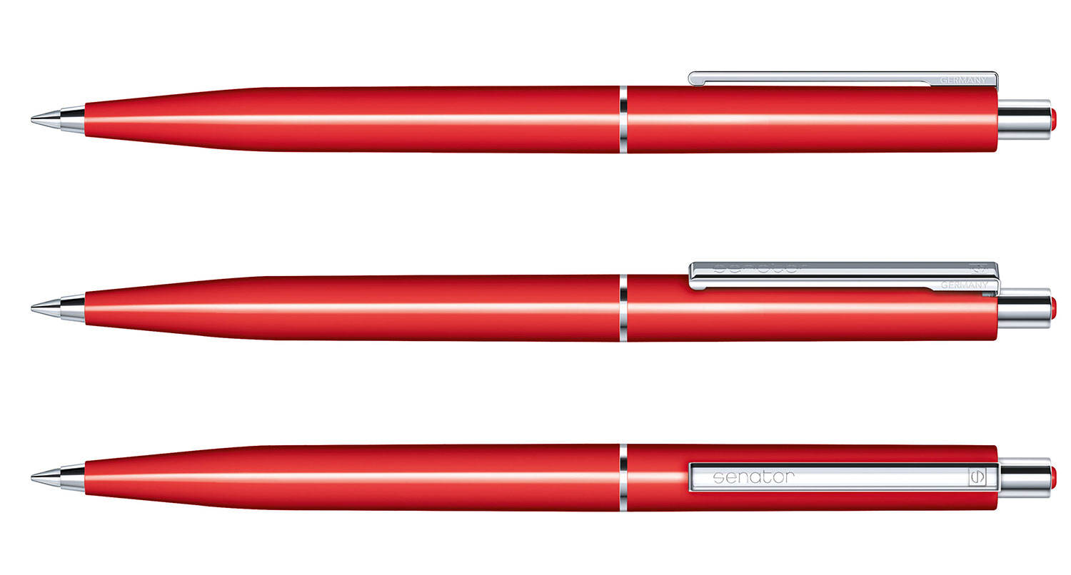 Senator Kugelschreiber Point Rot Poliert