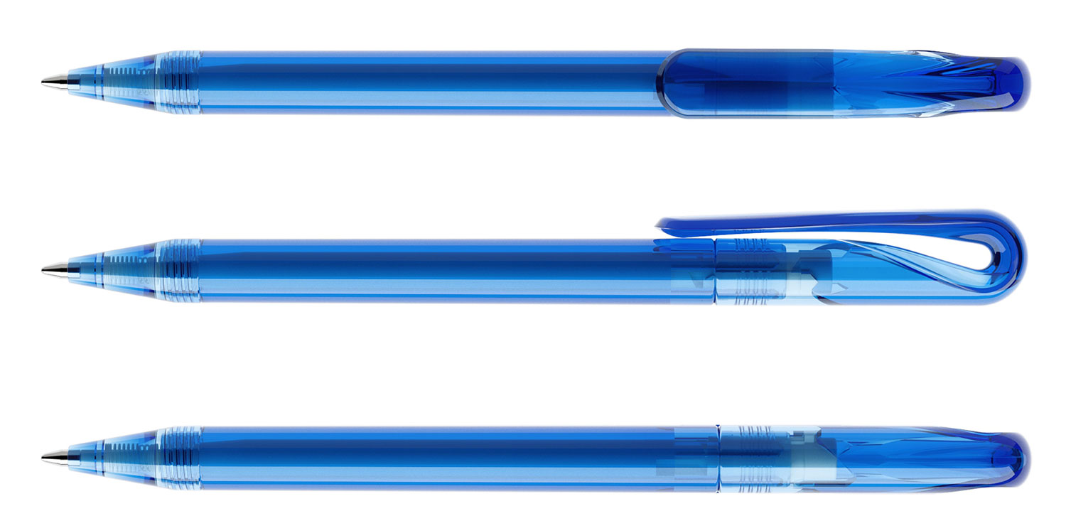 Prodir Kugelschreiber DS1 TTT T55 Sky Transparent