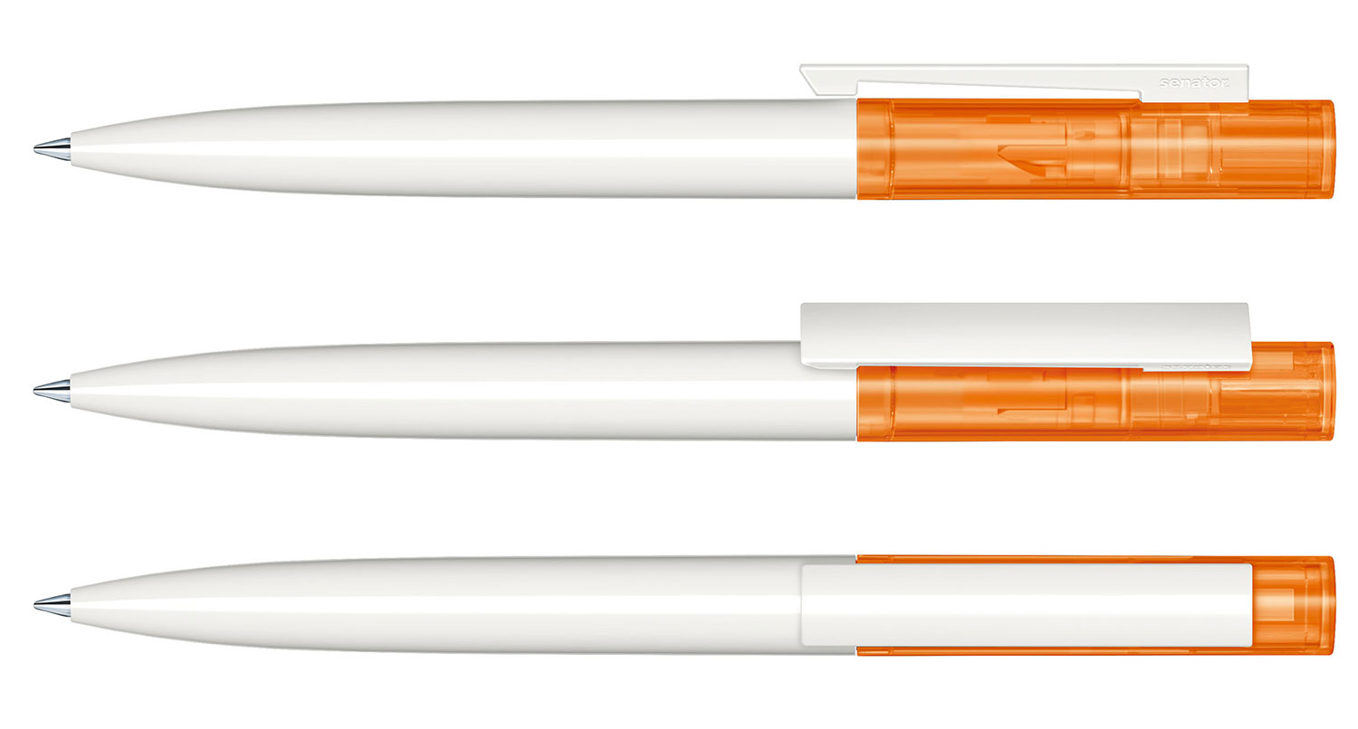 Senator Kugelschreiber Headliner Basic Orange Clear