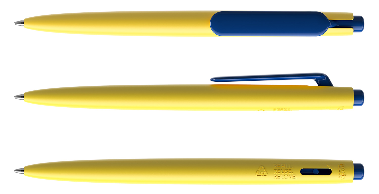 Prodir Kugelschreiber DS11 PMP M07 P55 Gelb-Navyblau