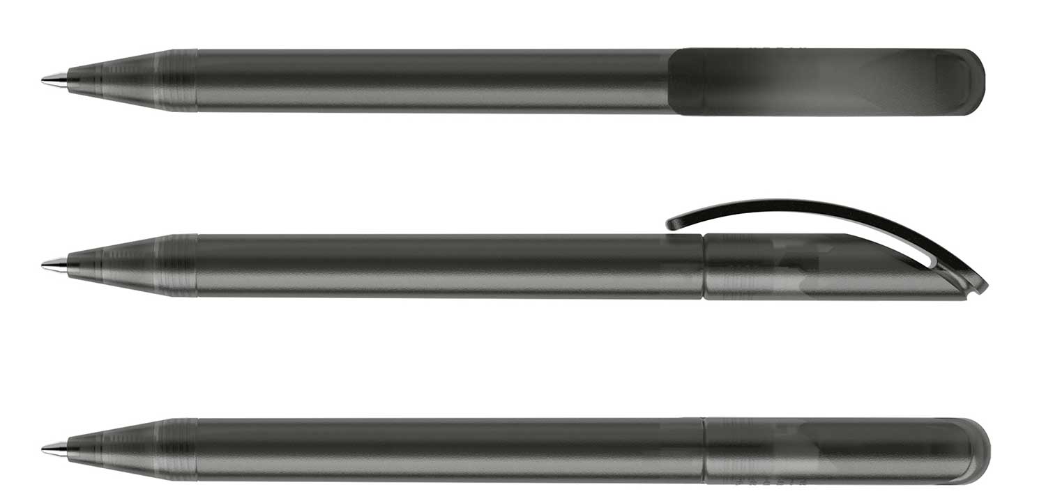 Prodir Kugelschreiber DS3 TFF F75 Schwarz Frosted