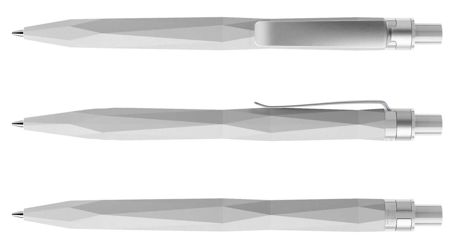 Prodir Kugelschreiber QS20 PMS M77 Grau Matt Metall-Clip