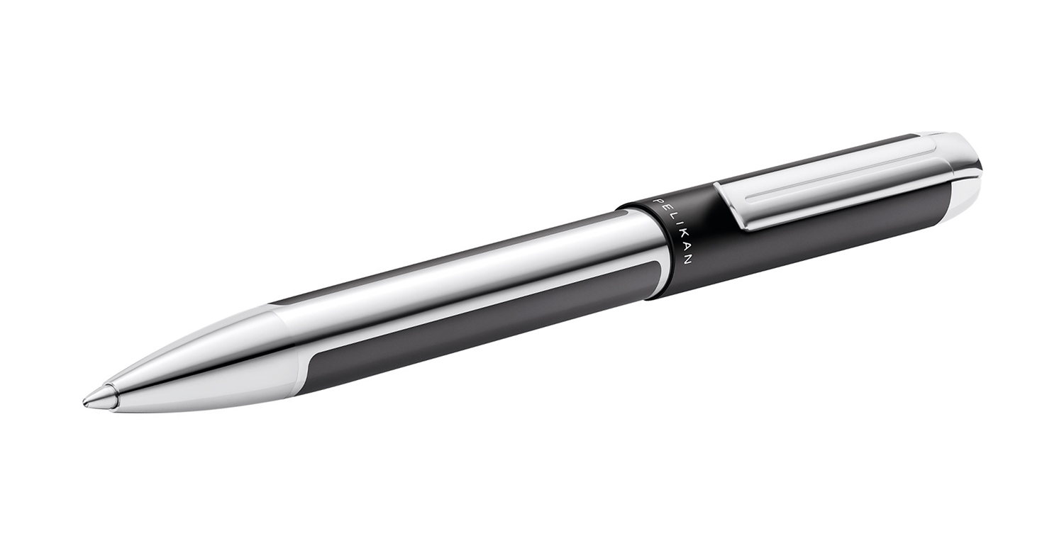 Pelikan Kugelschreiber PURA Anthrazit-Silber