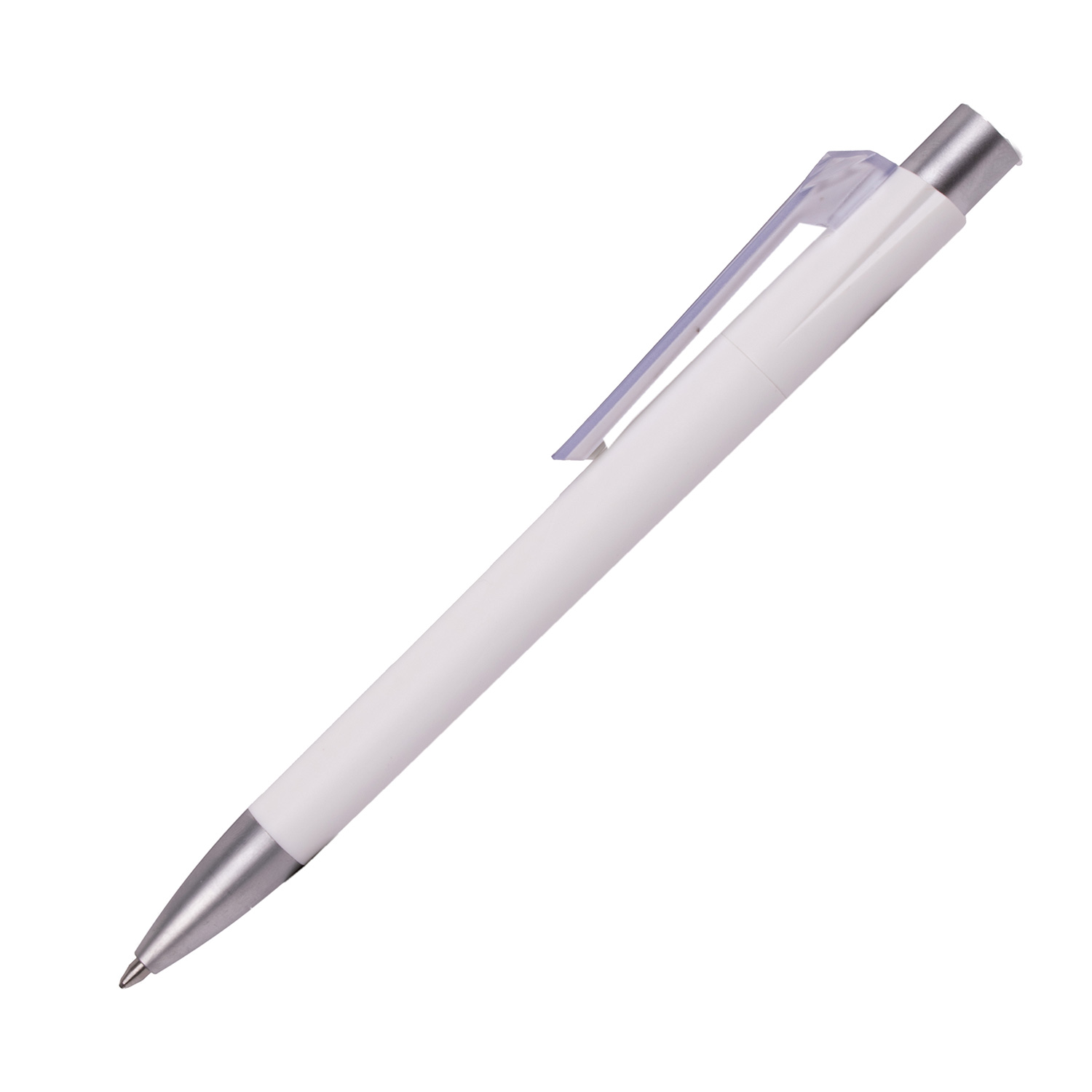 Burger Swiss Pen Kugelschreiber Prisma Basic Crystal 1107 Kristallweiß