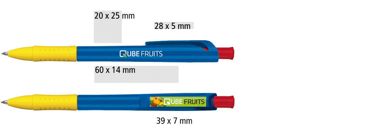 Heypen Kugelschreiber STABILO fancy Druckflächen