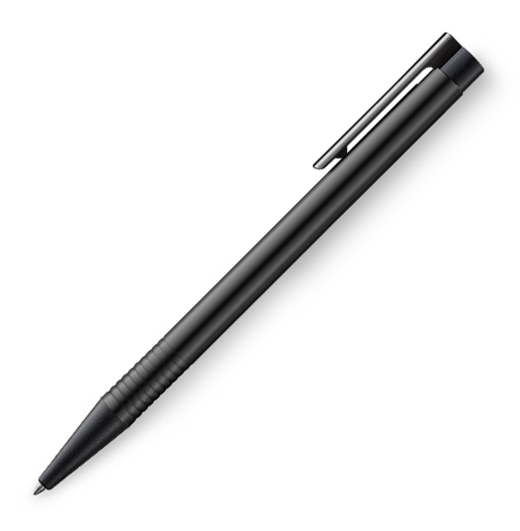Lamy Kugelschreiber logo Edelstahl all black