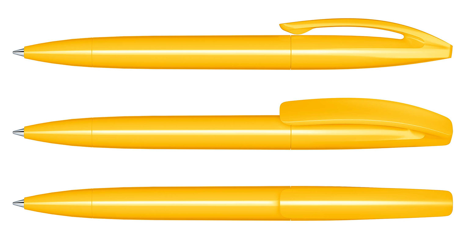 Senator Kugelschreiber Bridge Gelb Poliert