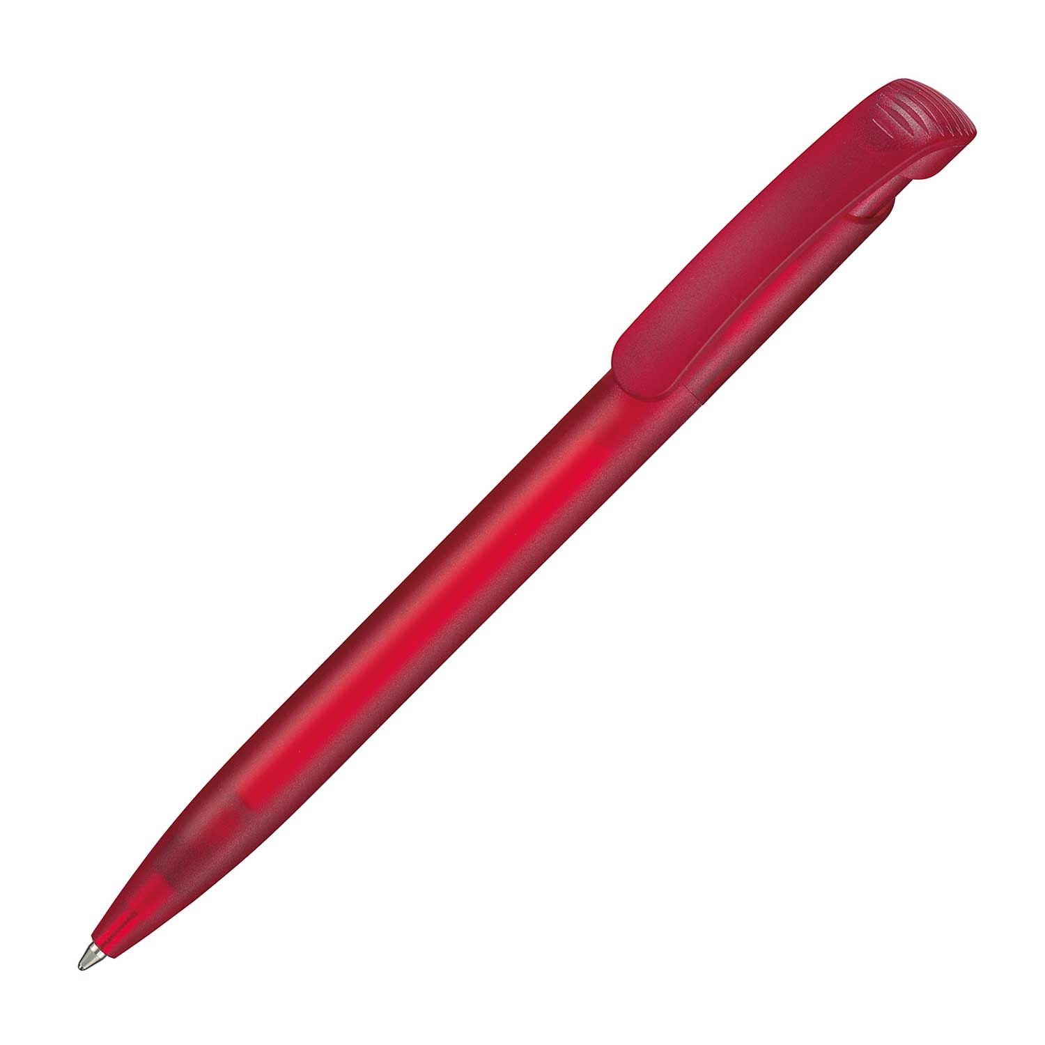Ritter Pen Kugelschreiber Clear Frozen Feuerrot