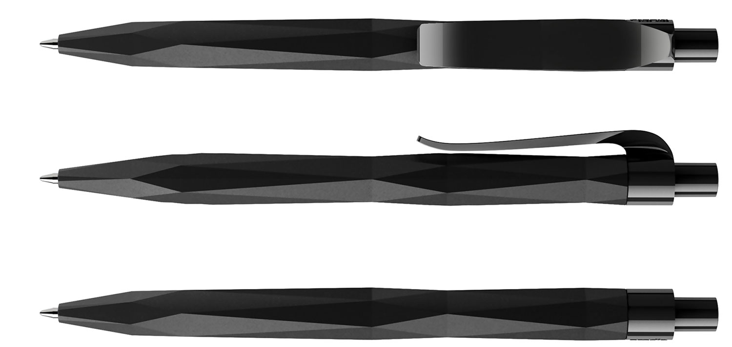 Prodir Kugelschreiber QS20 PRP R75 Schwarz Soft-Touch