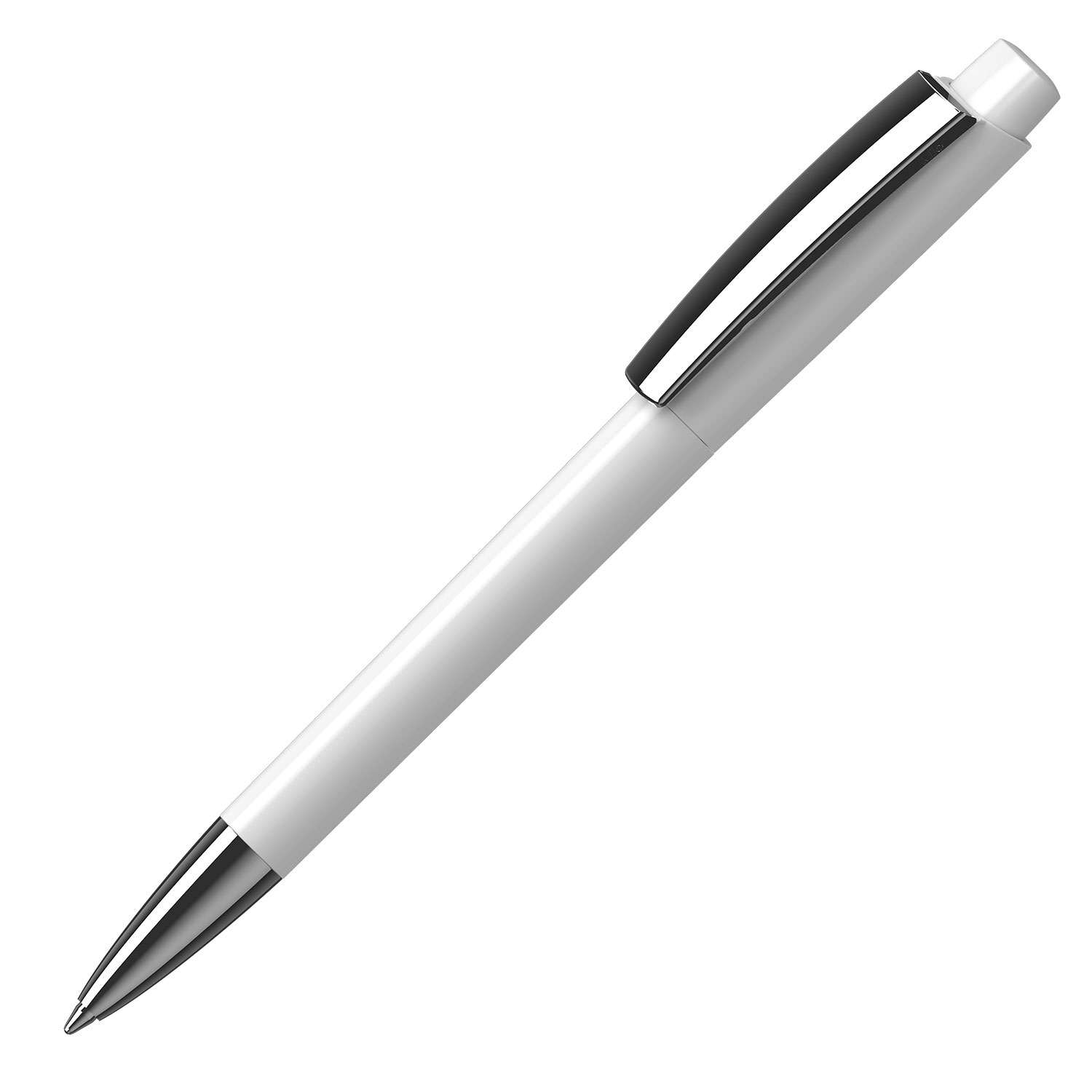 Klio Kugelschreiber Zeno High Gloss MMn Weiss