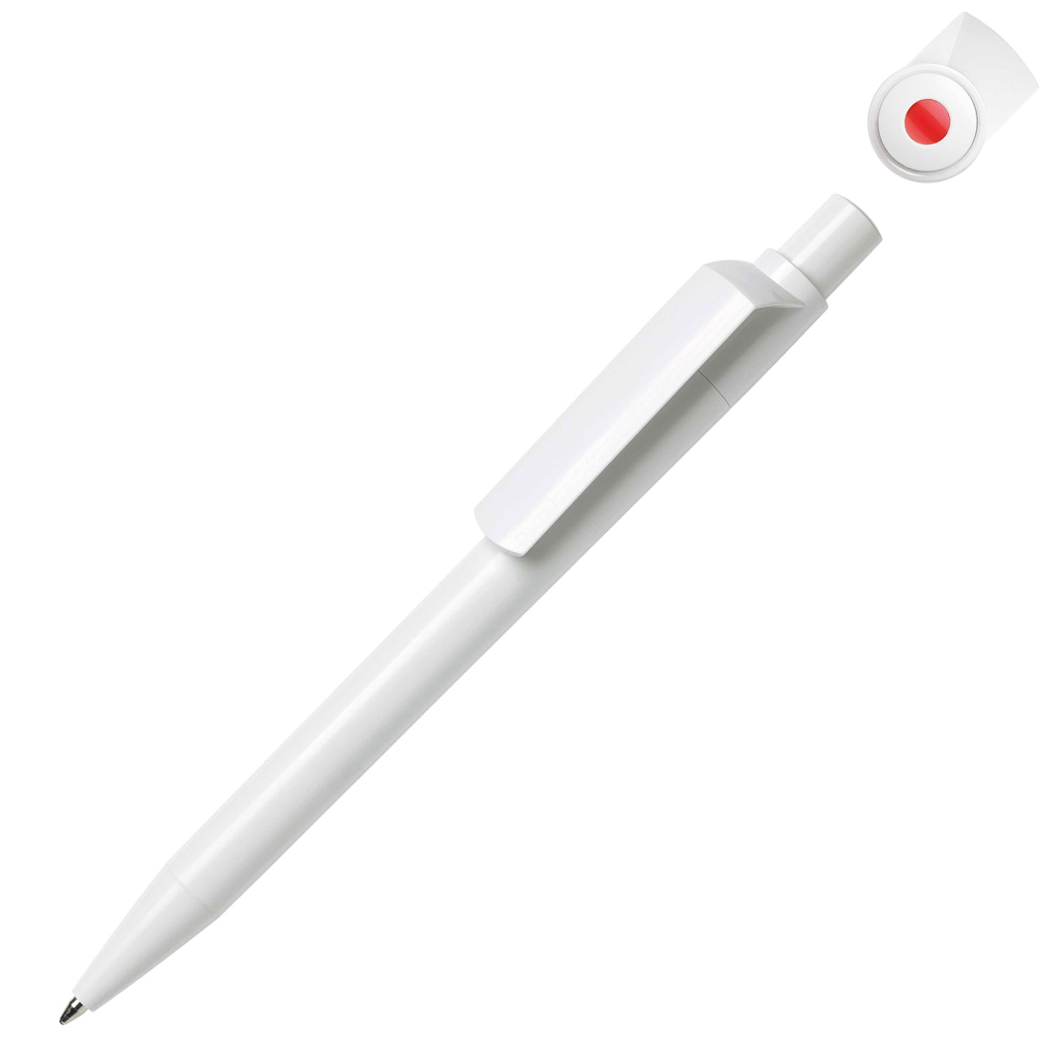 Quatron Kugelschreiber Dot Solid Rot