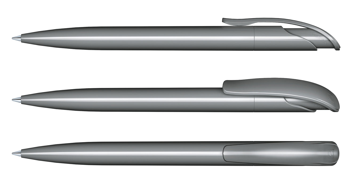 Senator Kugelschreiber Challenger Grau Poliert