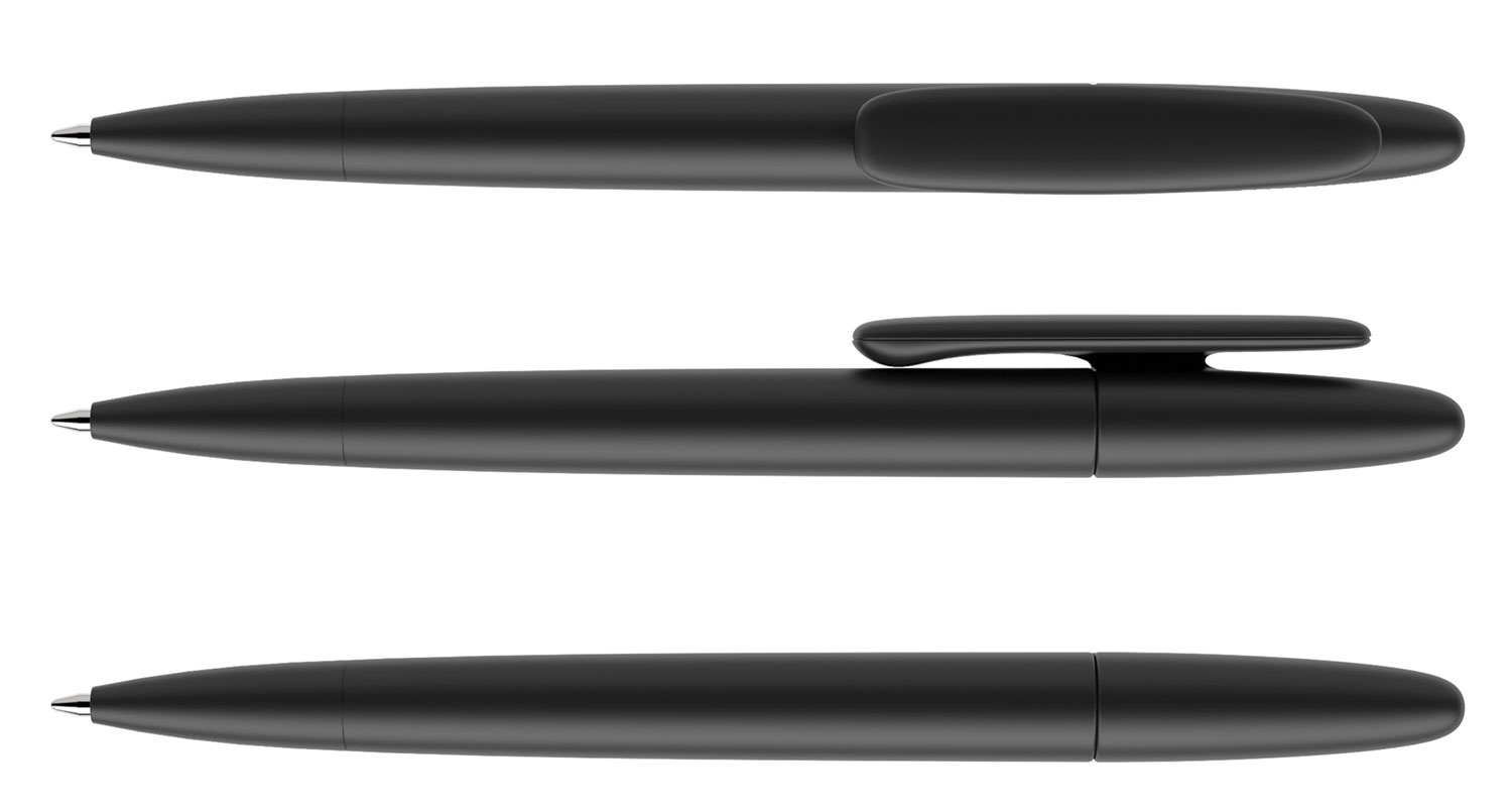 Prodir Kugelschreiber DS5 TRR R75 Schwarz Soft-Touch