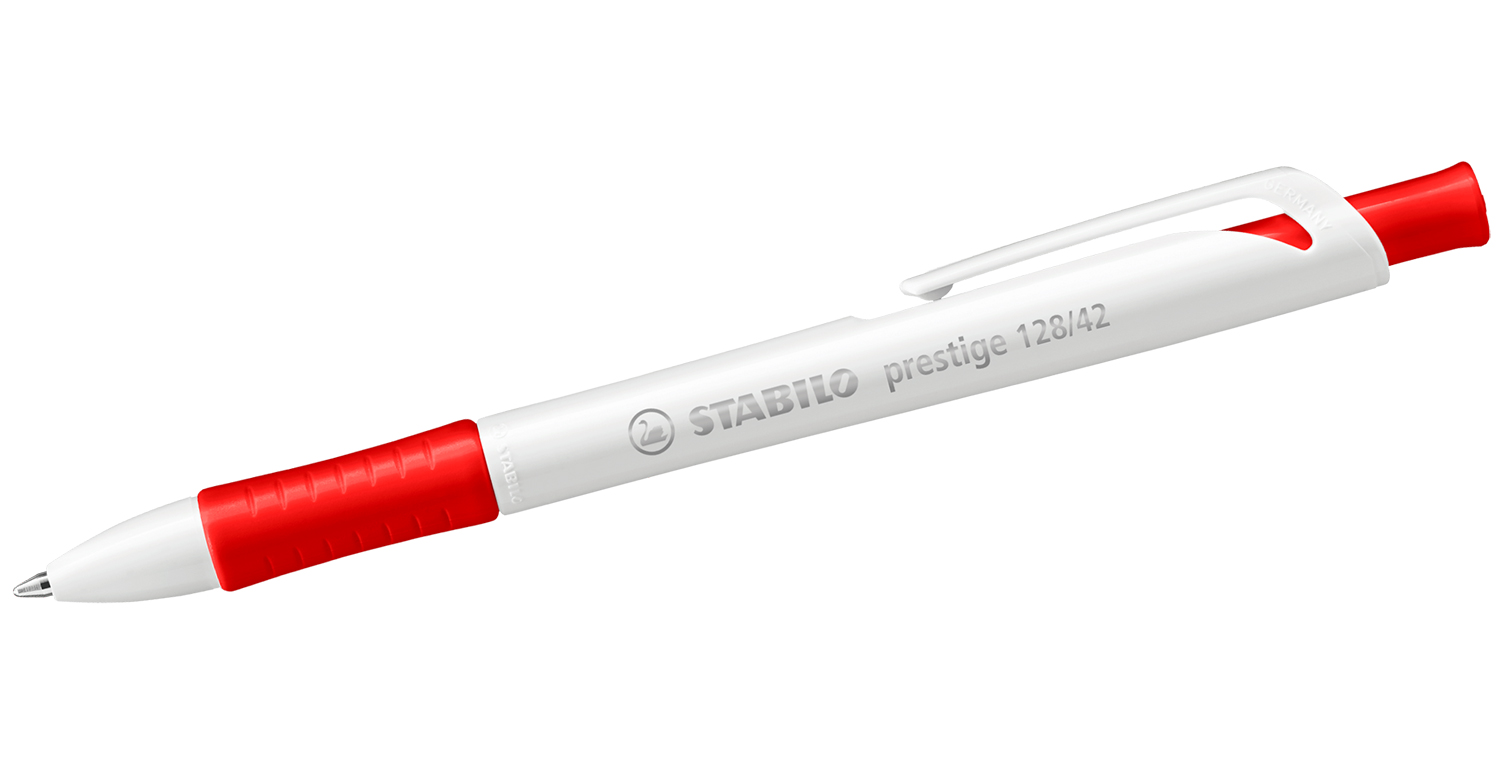 STABILO Kugelschreiber concept prestige Weiß-Rot