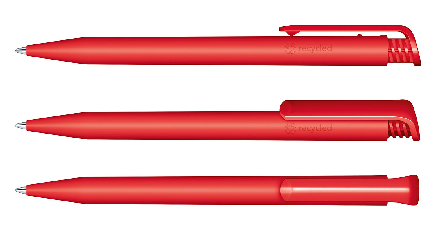 Senator Kugelschreiber Super Hit Recycled Rot Matt