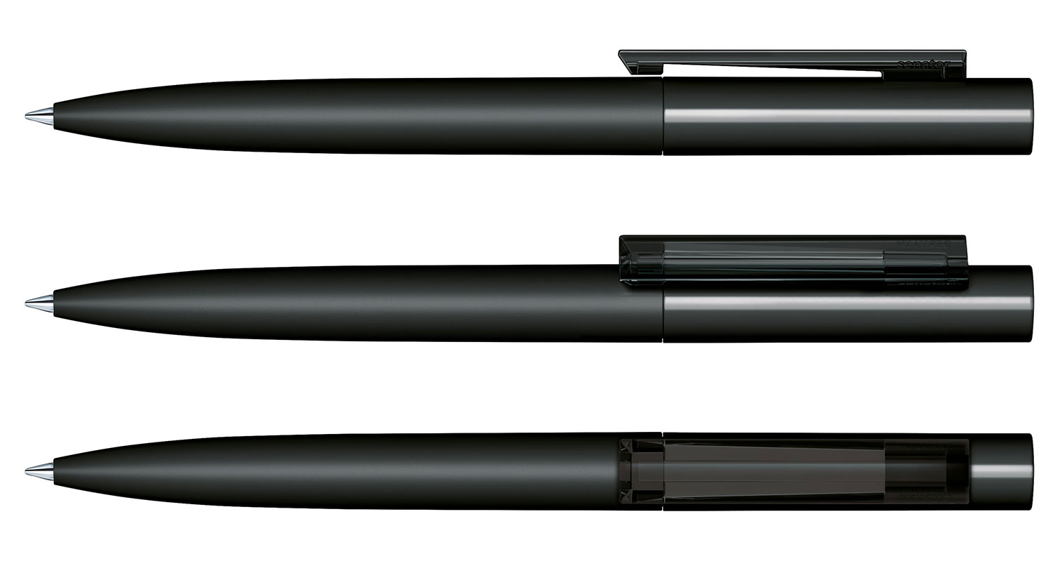 Senator Kugelschreiber Headliner Schwarz Soft Touch