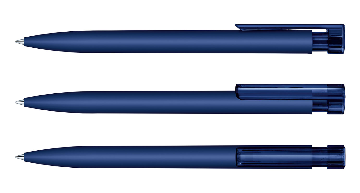 Senator Kugelschreiber Liberty Dunkelblau Soft Touch