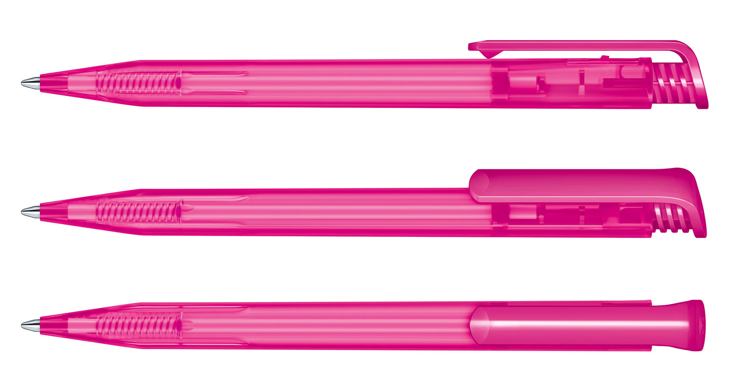 Senator Kugelschreiber Super Hit Pink Gefrostet