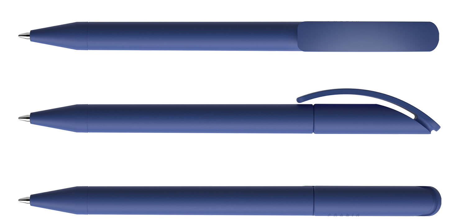 Prodir Kugelschreiber DS3 TRR R50 Classic Blue Soft-Touch