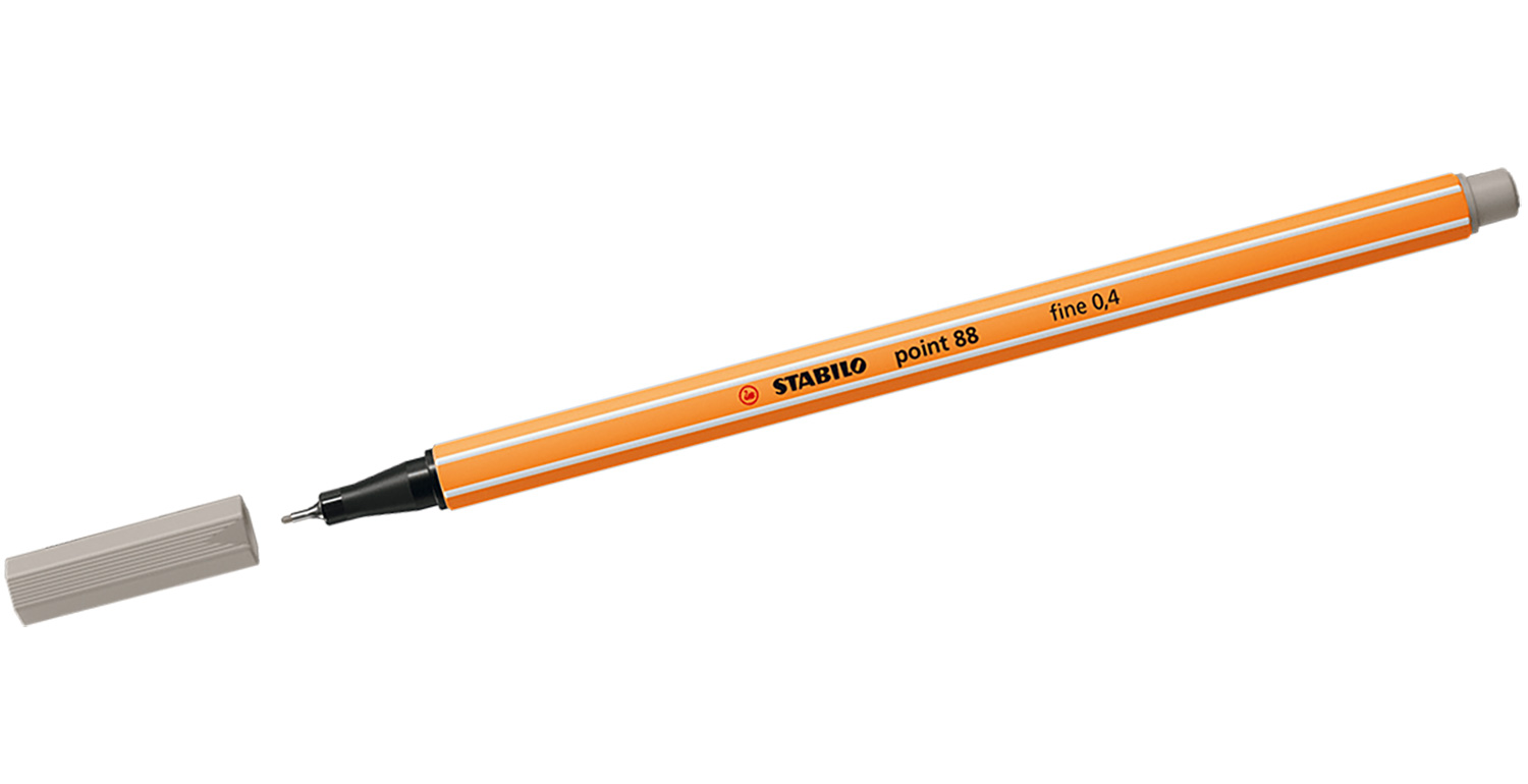 STABILO Fineliner point 88 Warm-Grau