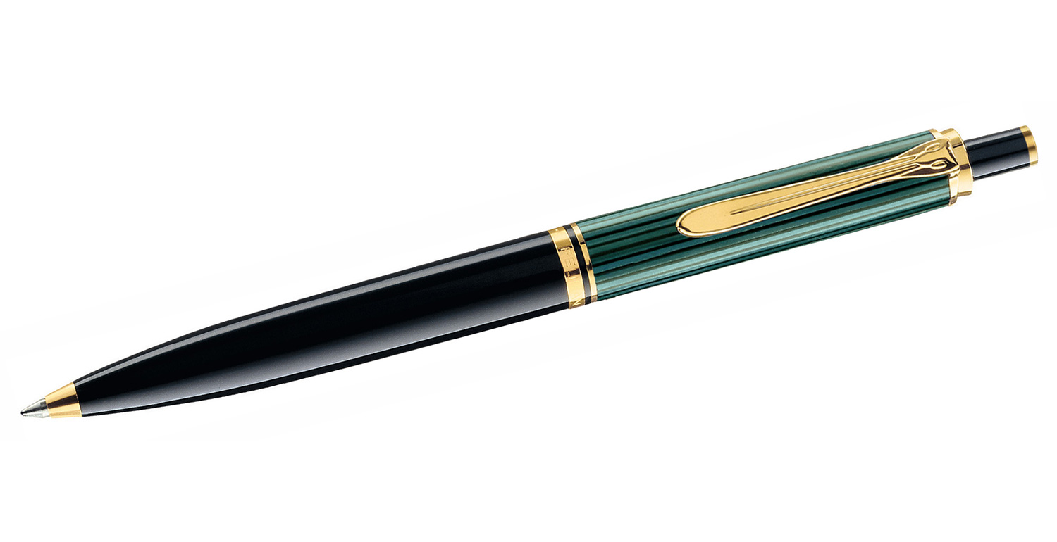 Pelikan Kugelschreiber Premium Souverän 400 Schwarz-Grün
