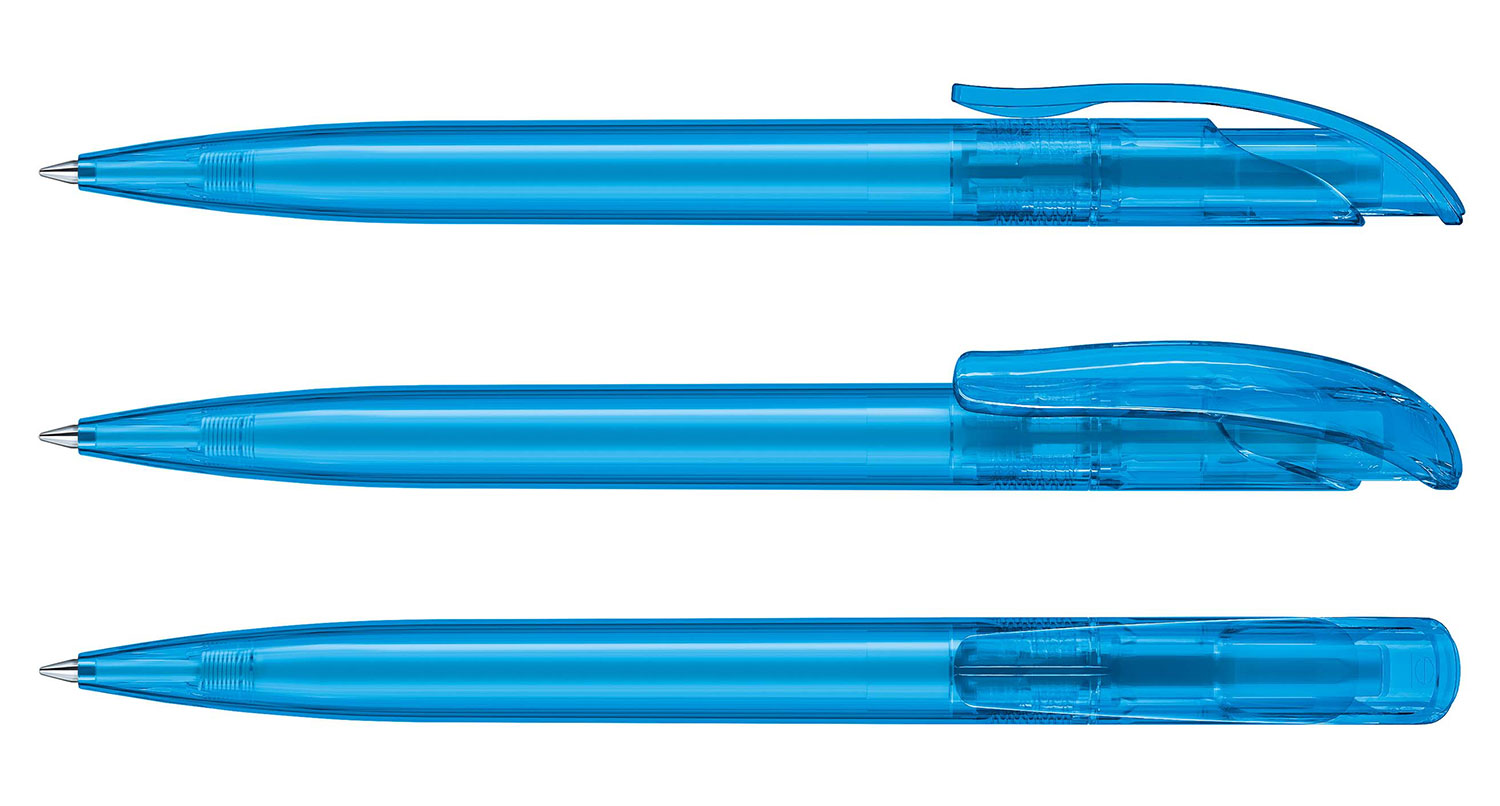 Senator Kugelschreiber Challenger Hellblau Clear