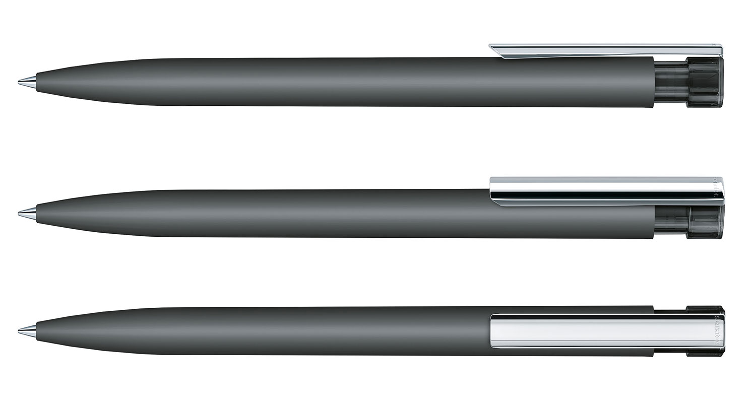 Senator Kugelschreiber Liberty Grau Soft Touch MC