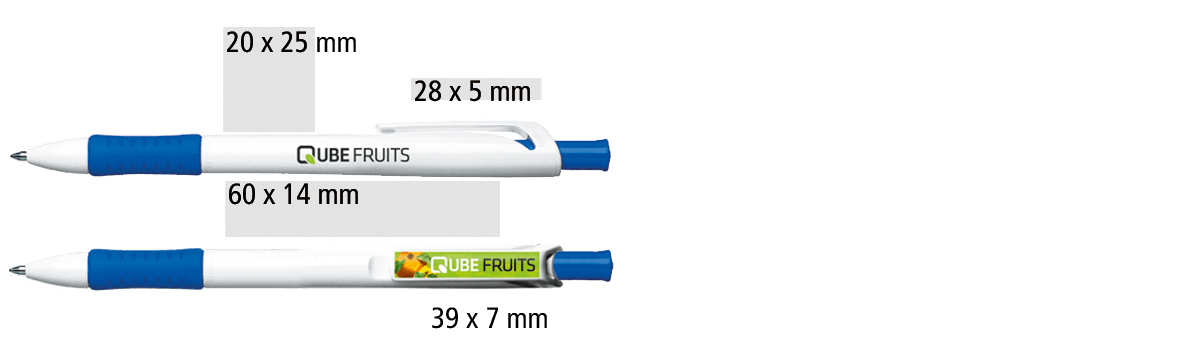 Heypen Kugelschreiber Stabilo concept prestige Druckflächen